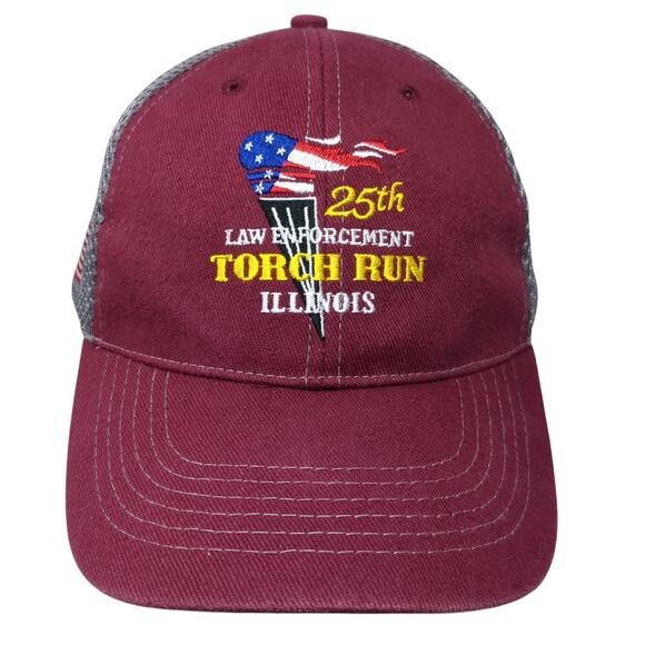 25th Law Enforcement Torch Run Illinois Special Olympics Baseball Cap Multi OS - Picture 1 of 10